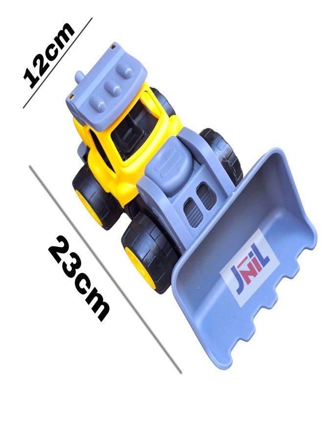 JNiL Unbreakable Friction Power Construction Road Breaker Tractor Toy for Kids Toddlers boy Children Toys (Yellow) - Image 5